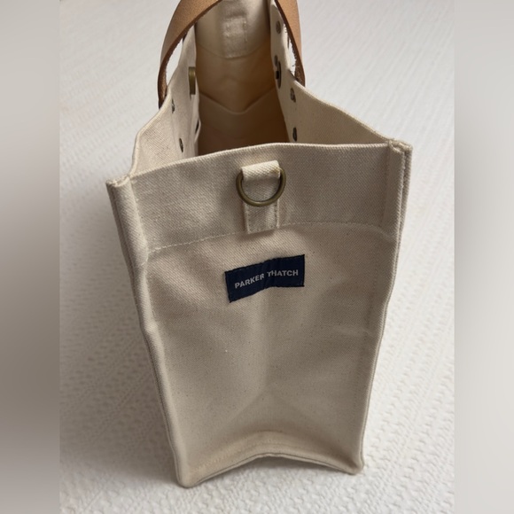 Parker Thatch Medium Mimi Tote Monogrammed ECM Classic Designer Casual - Picture 6 of 13